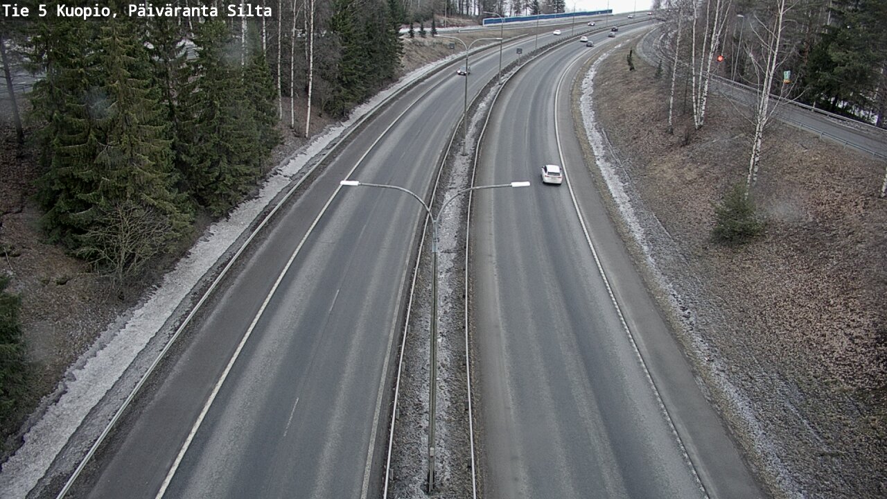 Kelikamerat Kuva Tie 5 Kuopio, Päiväranta silta, Kuopio, Pohjois-Savo