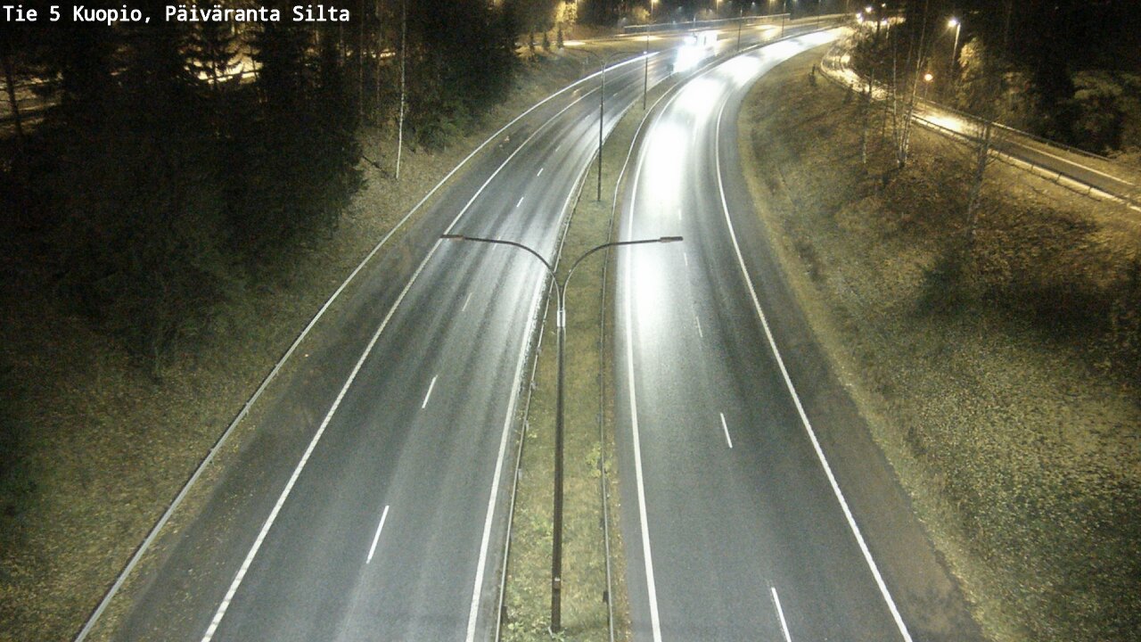 Weather Camera Image Road 5 Kuopio, Päiväranta silta, Kuopio, Pohjois-Savo