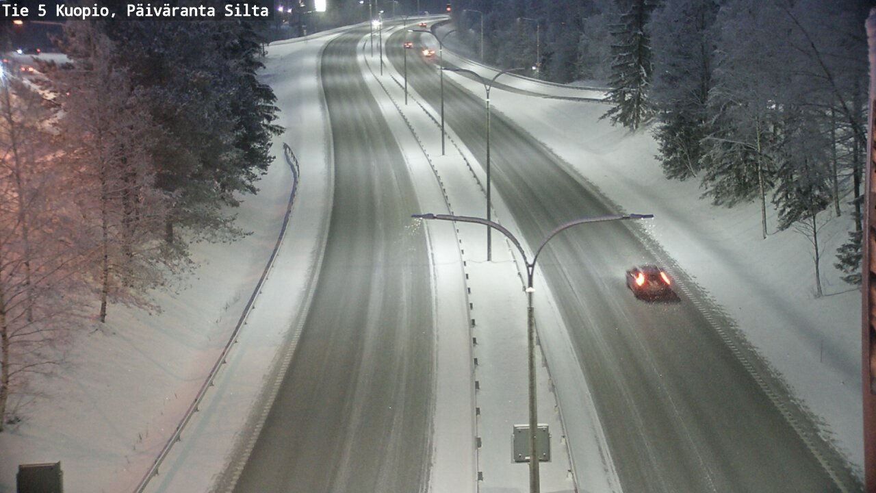 Kelikamerat Kuva Tie 5 Kuopio, Päiväranta silta, Kuopio, Pohjois-Savo