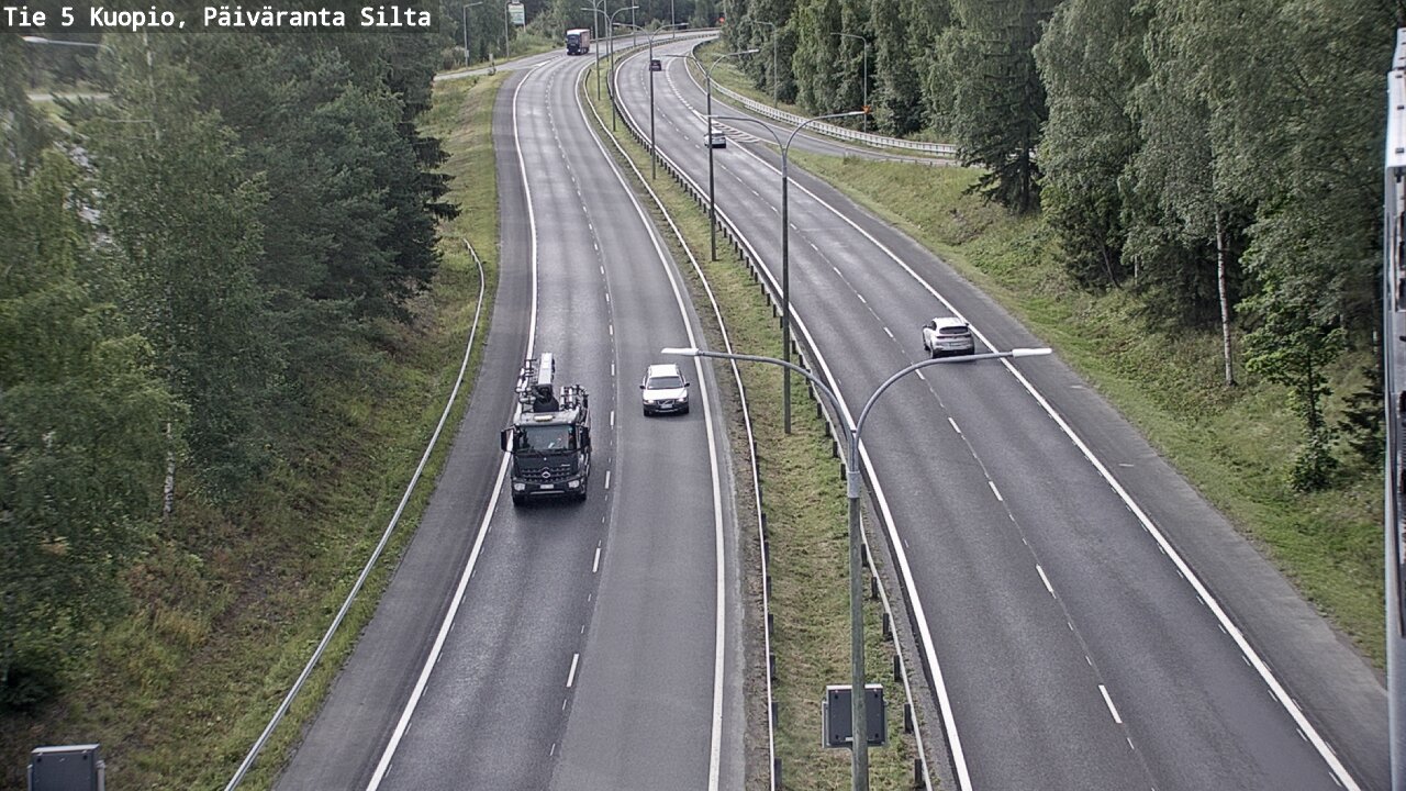 Weather Camera Image Road 5 Kuopio, Päiväranta silta, Kuopio, Pohjois-Savo