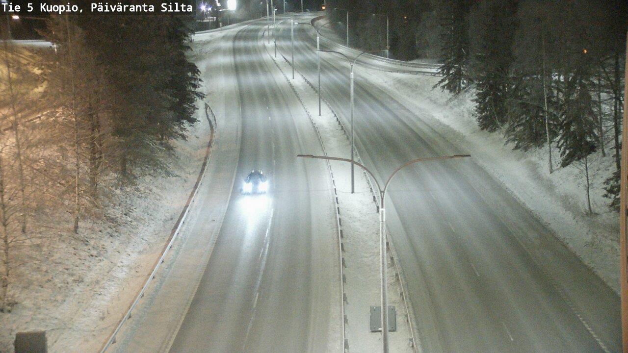 Kelikamerat Kuva Tie 5 Kuopio, Päiväranta silta, Kuopio, Pohjois-Savo