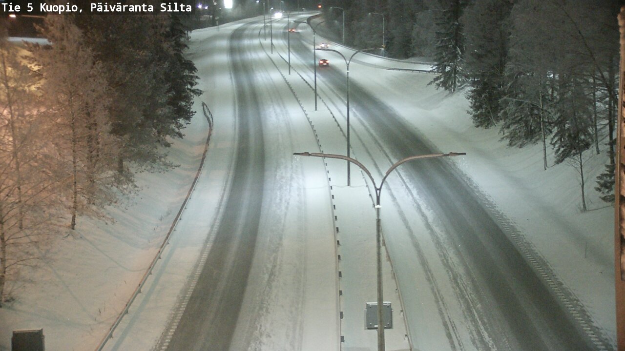 Kelikamerat Kuva Tie 5 Kuopio, Päiväranta silta, Kuopio, Pohjois-Savo