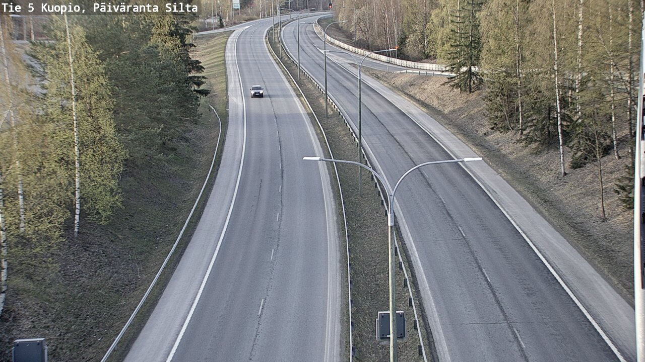 Kelikamerat Kuva Tie 5 Kuopio, Päiväranta silta, Kuopio, Pohjois-Savo