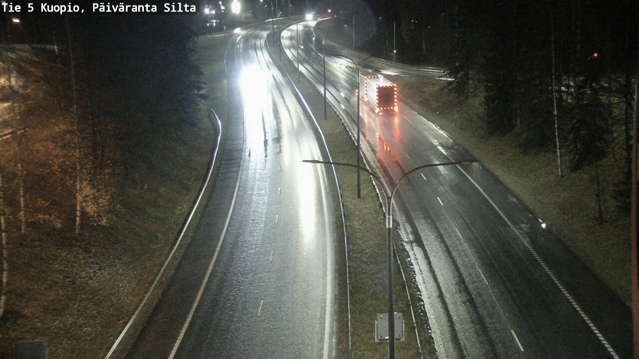 Weather Camera Image Road 5 Kuopio, Päiväranta silta, Kuopio, Pohjois-Savo