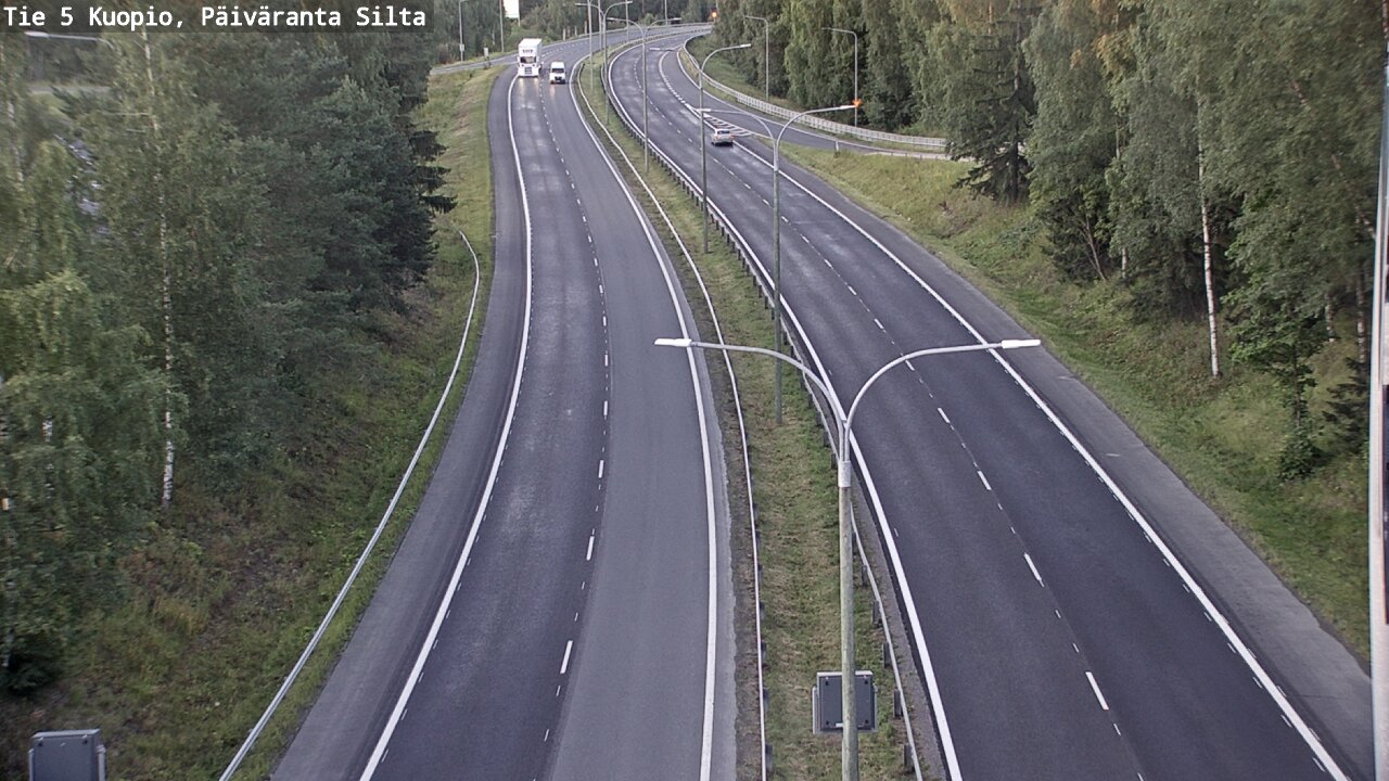 Kelikamerat Kuva Tie 5 Kuopio, Päiväranta silta, Kuopio, Pohjois-Savo