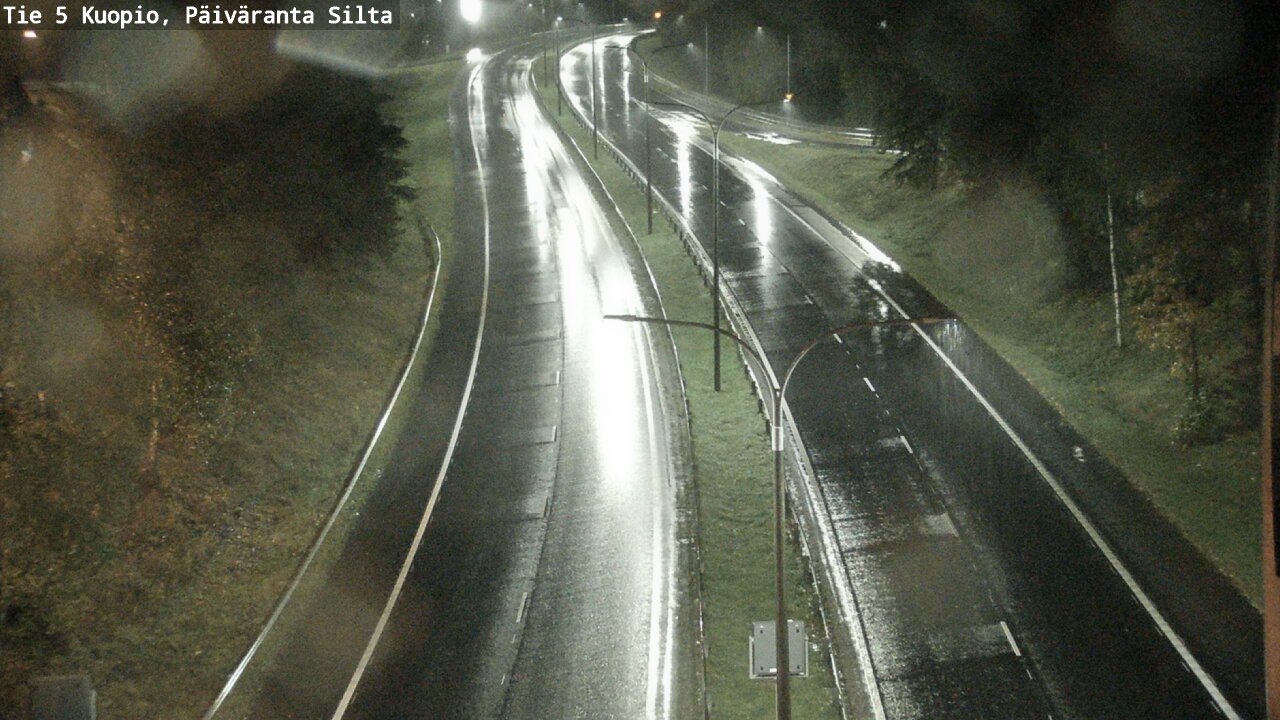 Weather Camera Image Road 5 Kuopio, Päiväranta silta, Kuopio, Pohjois-Savo