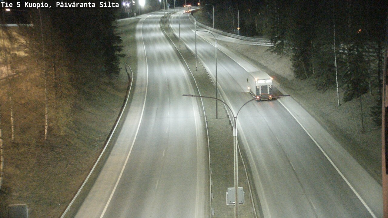 Weather Camera Image Väg 5 Kuopio, Päiväranta silta, Kuopio, Pohjois-Savo