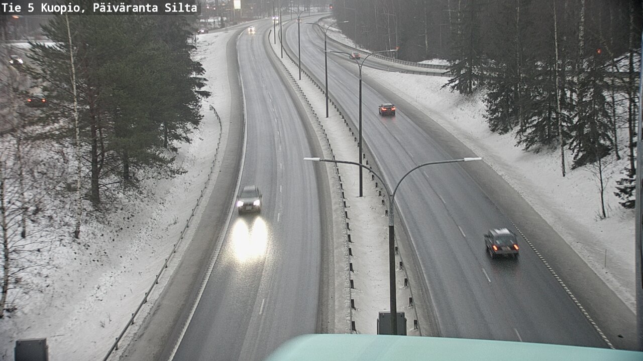 Weather Camera Image Road 5 Kuopio, Päiväranta silta, Kuopio, Pohjois-Savo