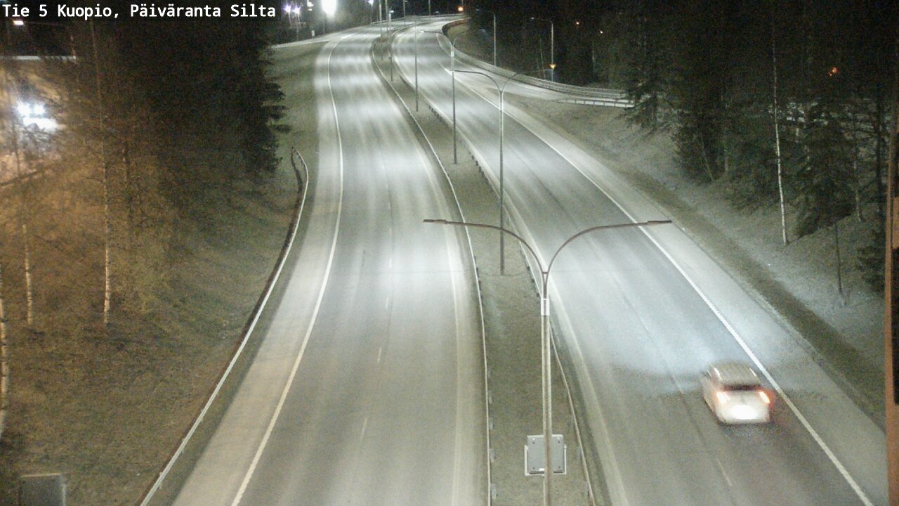 Weather Camera Image Road 5 Kuopio, Päiväranta silta, Kuopio, Pohjois-Savo