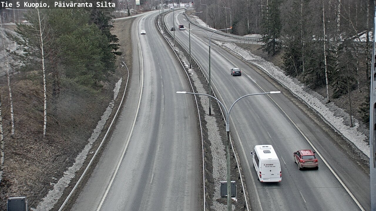 Kelikamerat Kuva Tie 5 Kuopio, Päiväranta silta, Kuopio, Pohjois-Savo