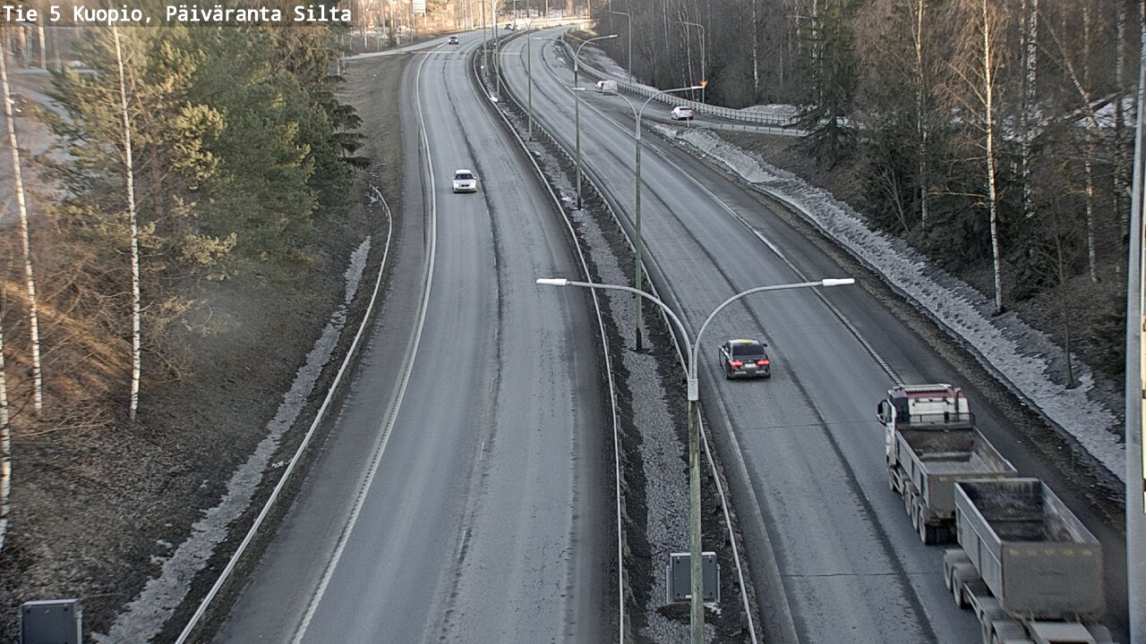 Kelikamerat Kuva Tie 5 Kuopio, Päiväranta silta, Kuopio, Pohjois-Savo