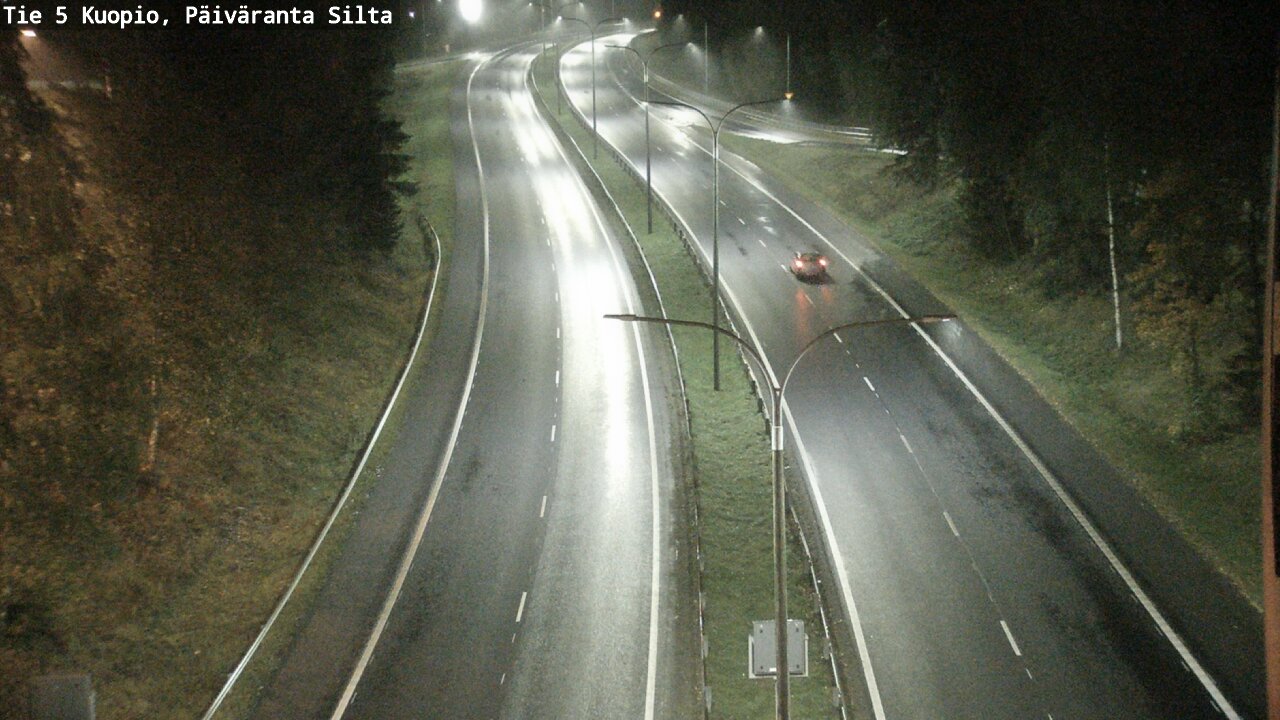 Weather Camera Image Road 5 Kuopio, Päiväranta silta, Kuopio, Pohjois-Savo