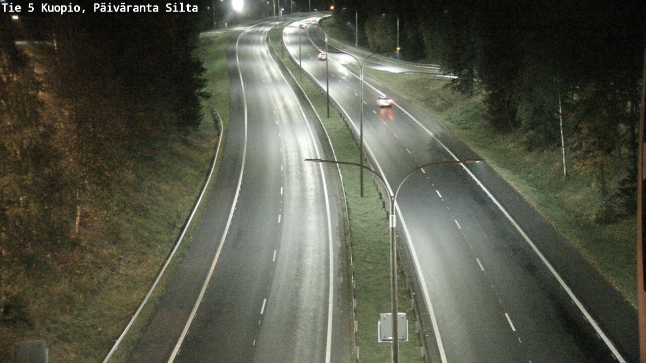 Weather Camera Image Road 5 Kuopio, Päiväranta silta, Kuopio, Pohjois-Savo