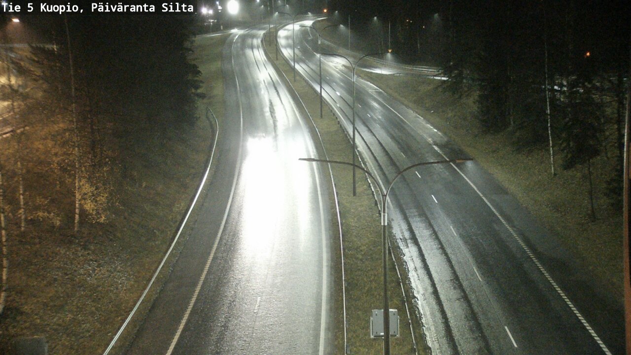 Weather Camera Image Road 5 Kuopio, Päiväranta silta, Kuopio, Pohjois-Savo