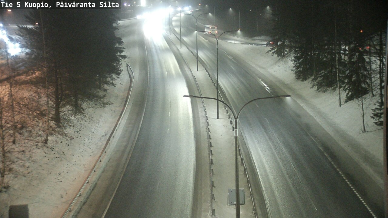 Weather Camera Image Road 5 Kuopio, Päiväranta silta, Kuopio, Pohjois-Savo