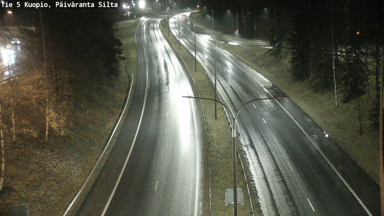 Weather Camera Image Road 5 Kuopio, Päiväranta silta, Kuopio, Pohjois-Savo