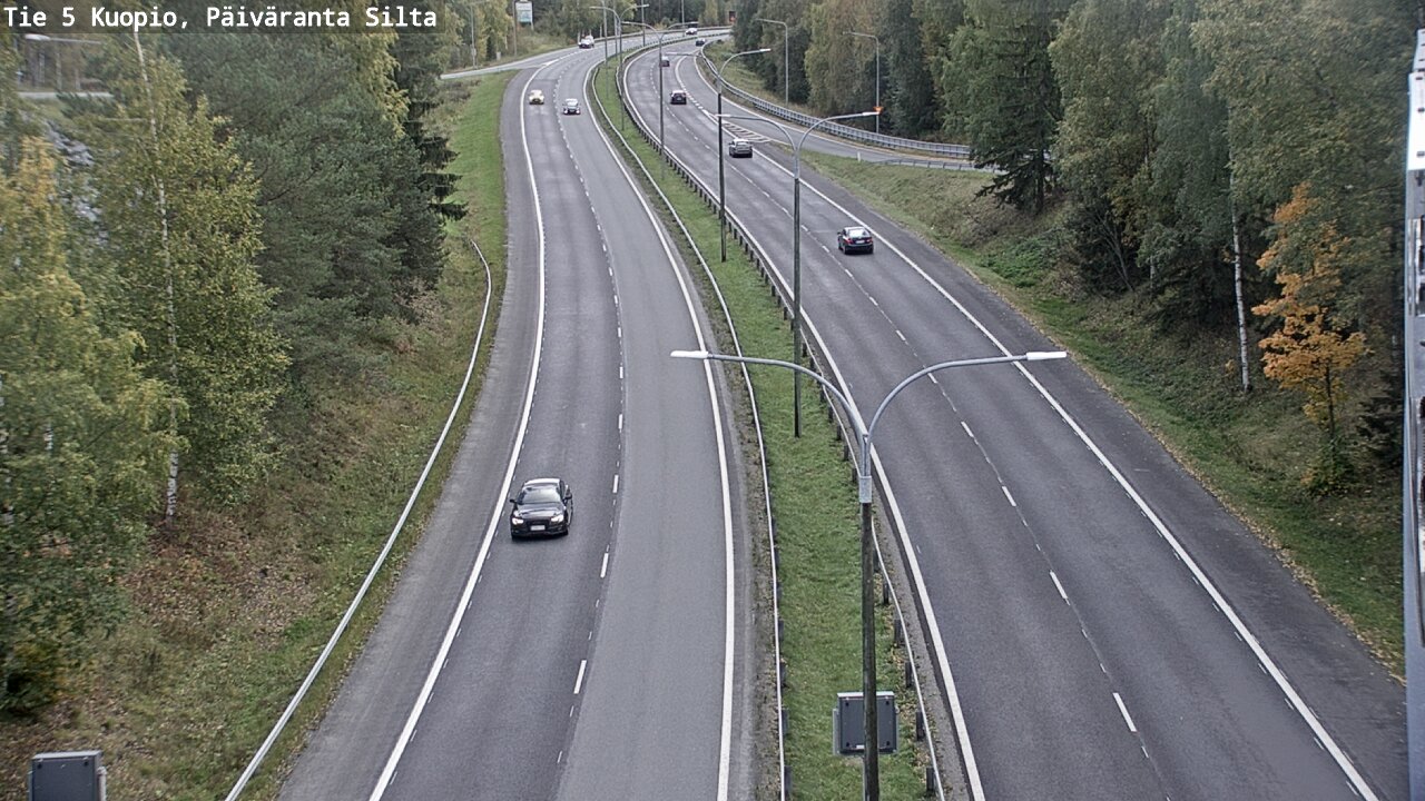 Kelikamerat Kuva Tie 5 Kuopio, Päiväranta silta, Kuopio, Pohjois-Savo