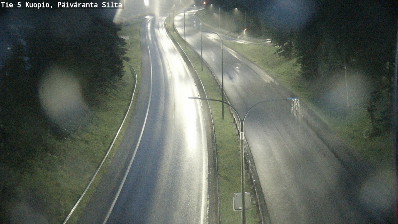 Weather Camera Image Road 5 Kuopio, Päiväranta silta, Kuopio, Pohjois-Savo