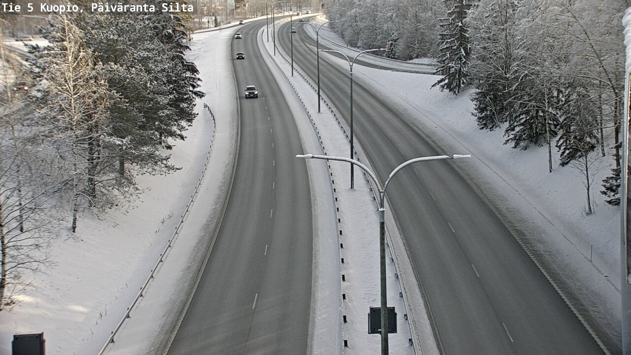 Weather Camera Image Väg 5 Kuopio, Päiväranta silta, Kuopio, Pohjois-Savo