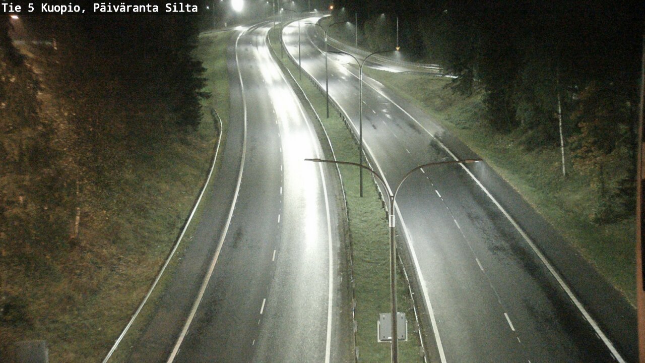 Weather Camera Image Road 5 Kuopio, Päiväranta silta, Kuopio, Pohjois-Savo