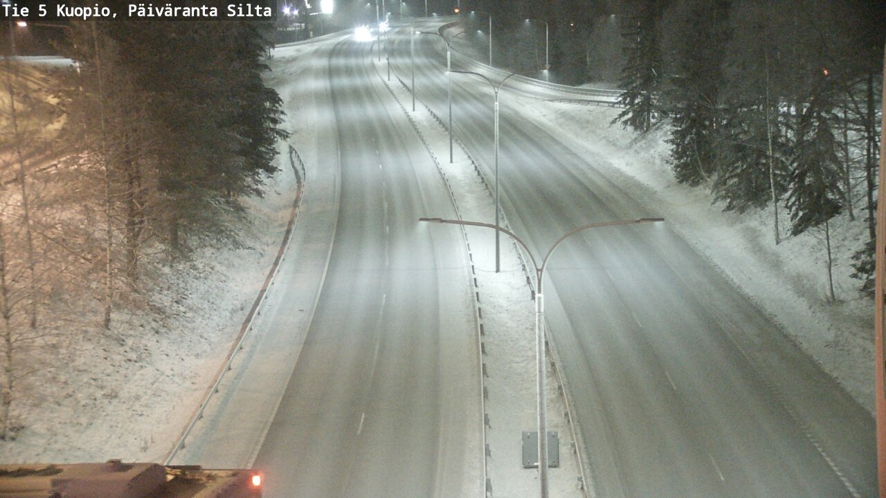 Kelikamerat Kuva Tie 5 Kuopio, Päiväranta silta, Kuopio, Pohjois-Savo