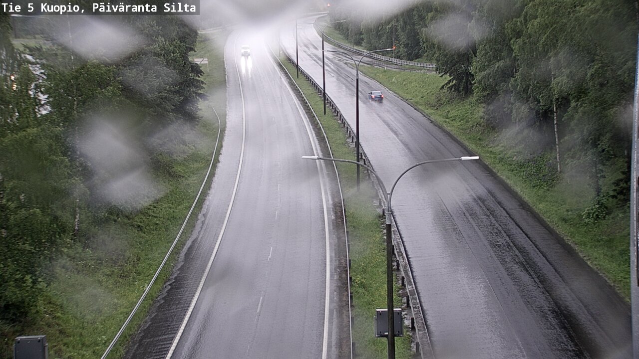 Weather Camera Image Road 5 Kuopio, Päiväranta silta, Kuopio, Pohjois-Savo