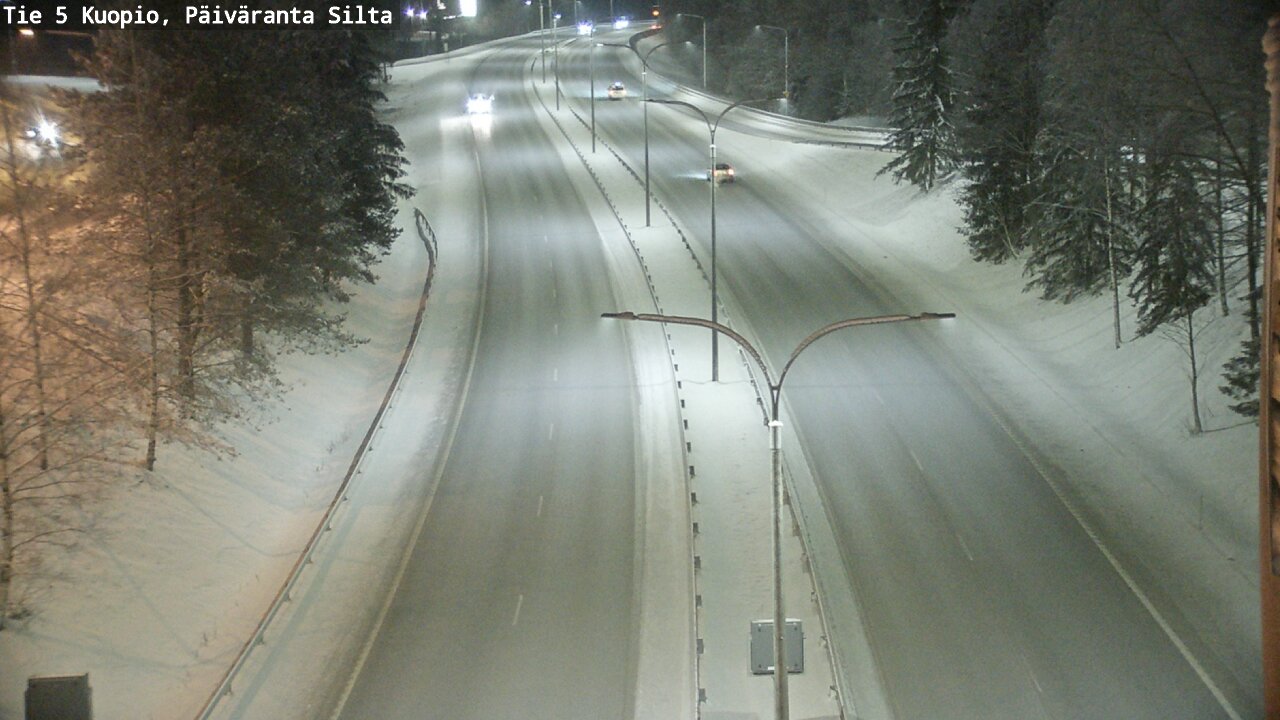 Weather Camera Image Väg 5 Kuopio, Päiväranta silta, Kuopio, Pohjois-Savo