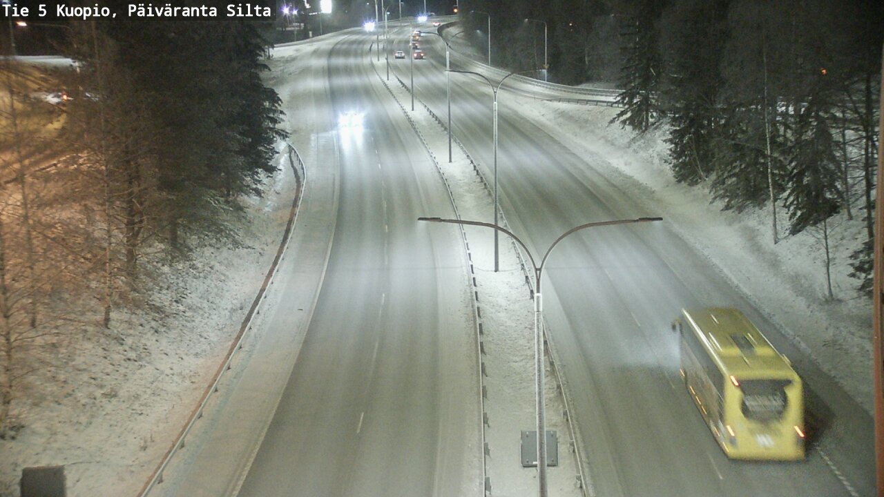 Kelikamerat Kuva Tie 5 Kuopio, Päiväranta silta, Kuopio, Pohjois-Savo