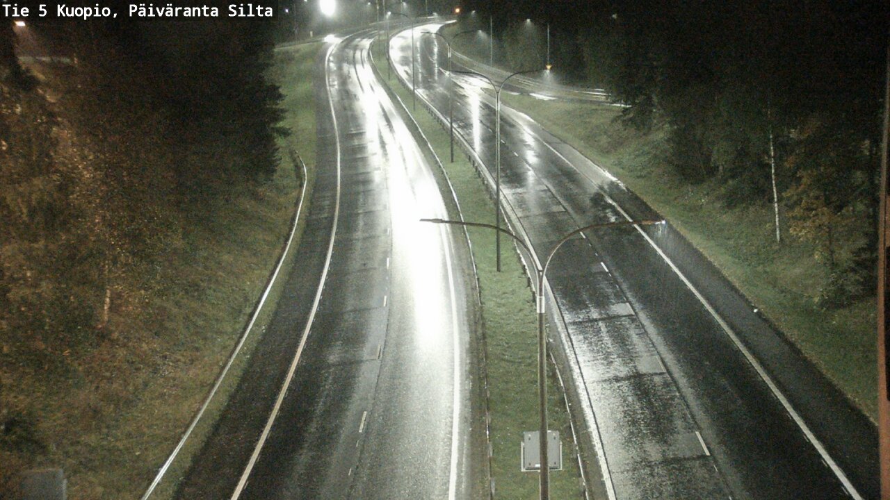 Weather Camera Image Road 5 Kuopio, Päiväranta silta, Kuopio, Pohjois-Savo