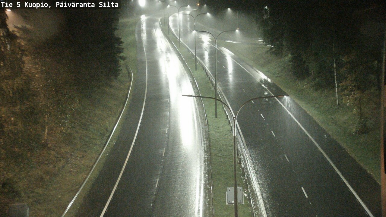 Weather Camera Image Road 5 Kuopio, Päiväranta silta, Kuopio, Pohjois-Savo