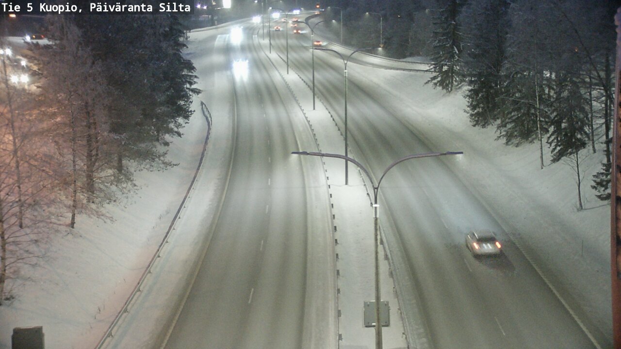 Kelikamerat Kuva Tie 5 Kuopio, Päiväranta silta, Kuopio, Pohjois-Savo