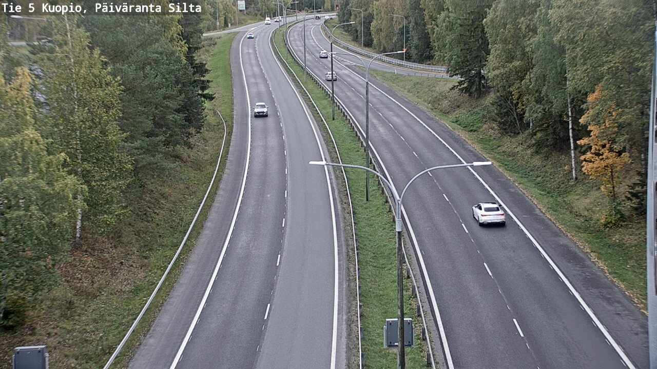 Kelikamerat Kuva Tie 5 Kuopio, Päiväranta silta, Kuopio, Pohjois-Savo