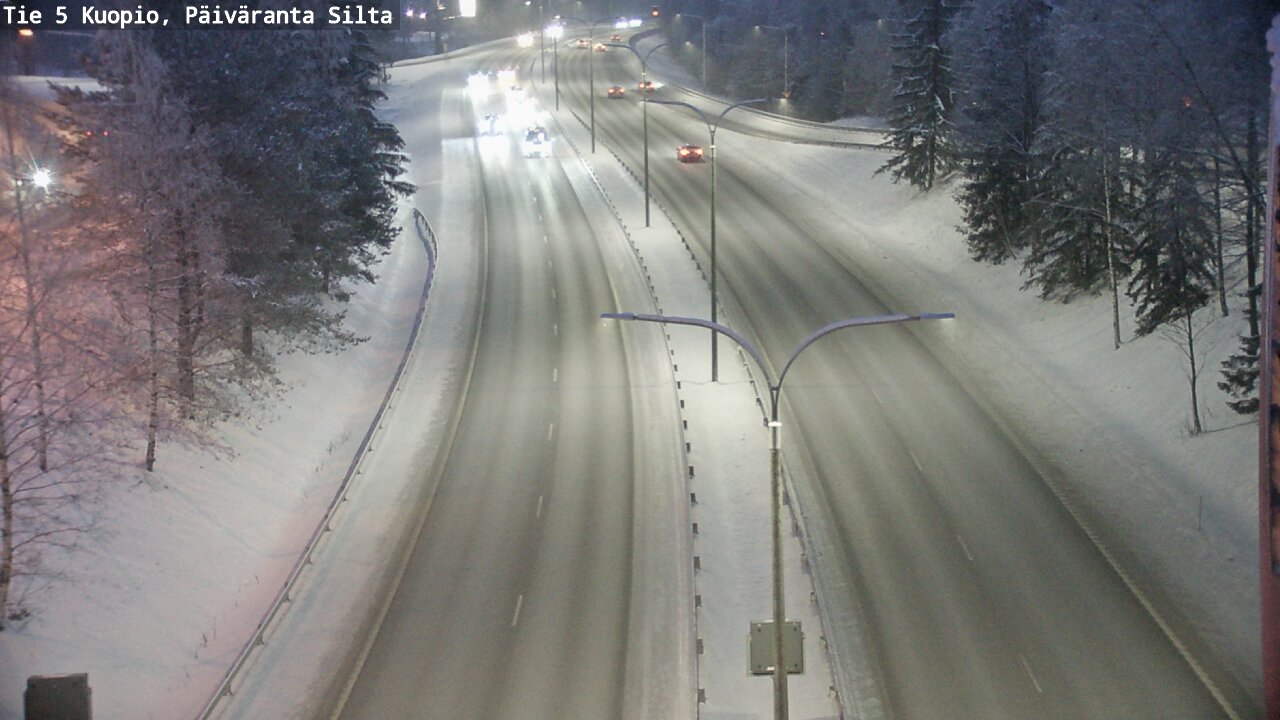 Kelikamerat Kuva Tie 5 Kuopio, Päiväranta silta, Kuopio, Pohjois-Savo