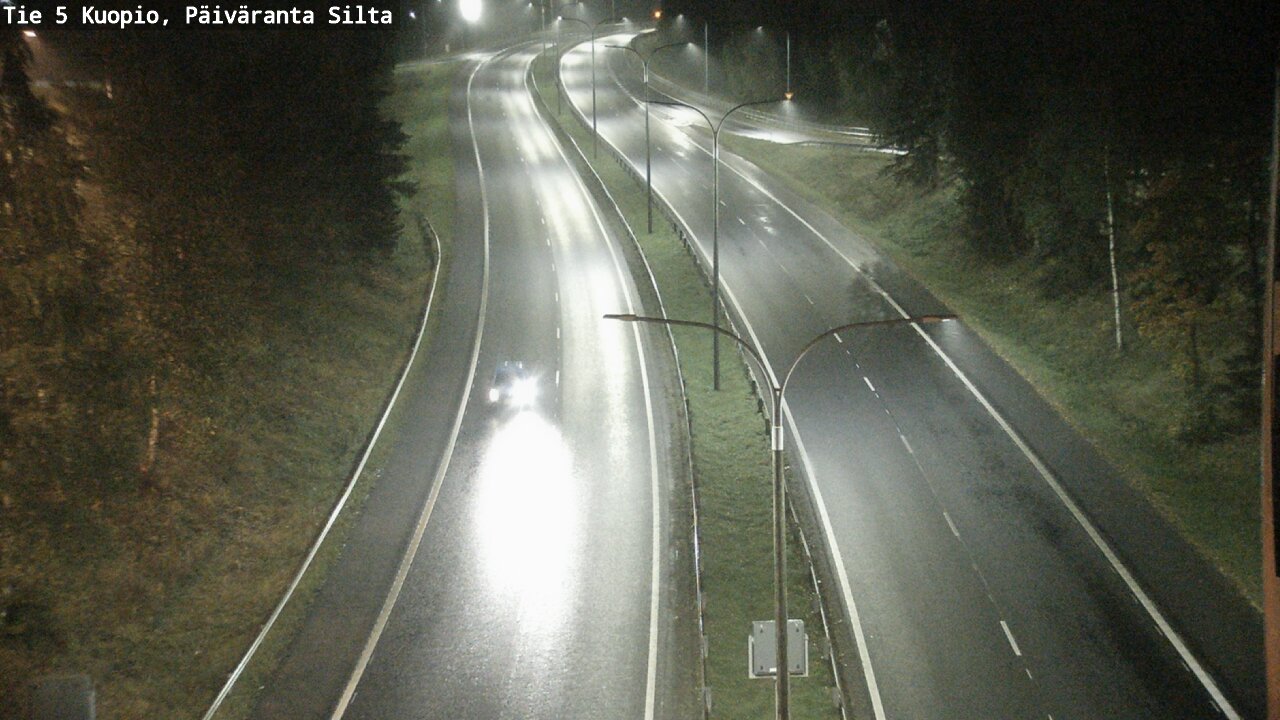 Weather Camera Image Road 5 Kuopio, Päiväranta silta, Kuopio, Pohjois-Savo