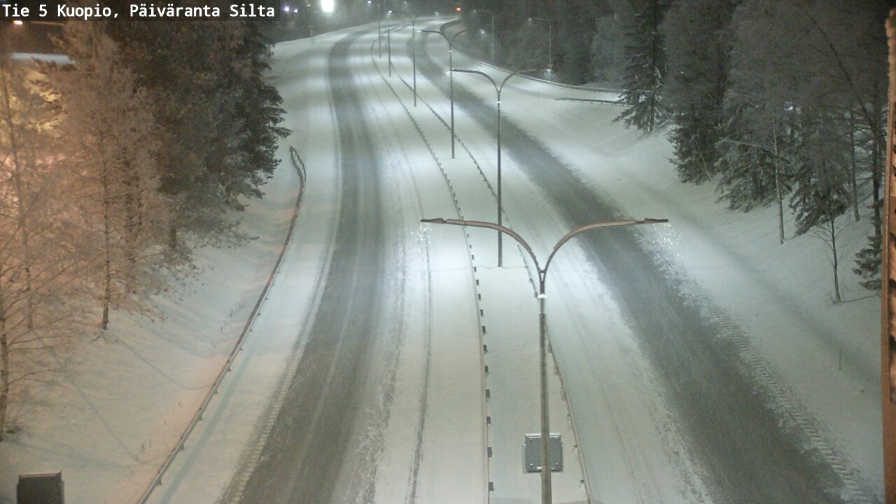 Kelikamerat Kuva Tie 5 Kuopio, Päiväranta silta, Kuopio, Pohjois-Savo