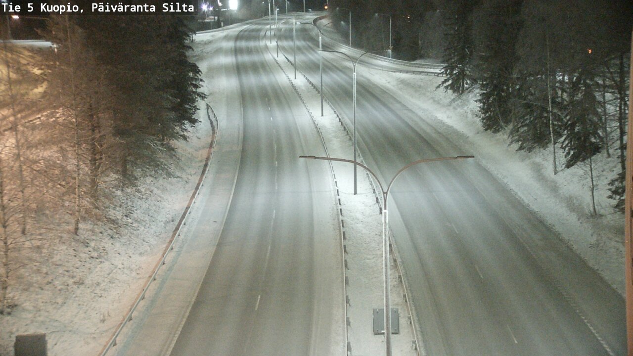 Kelikamerat Kuva Tie 5 Kuopio, Päiväranta silta, Kuopio, Pohjois-Savo