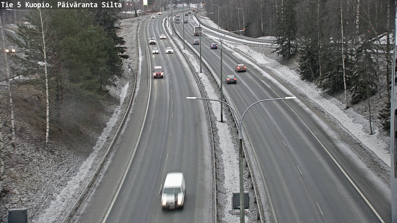 Kelikamerat Kuva Tie 5 Kuopio, Päiväranta silta, Kuopio, Pohjois-Savo