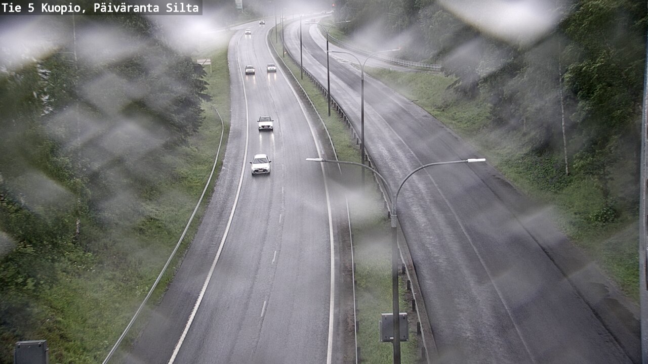Weather Camera Image Väg 5 Kuopio, Päiväranta silta, Kuopio, Pohjois-Savo