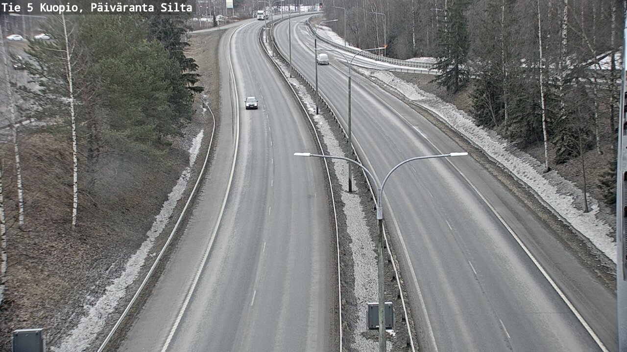 Kelikamerat Kuva Tie 5 Kuopio, Päiväranta silta, Kuopio, Pohjois-Savo