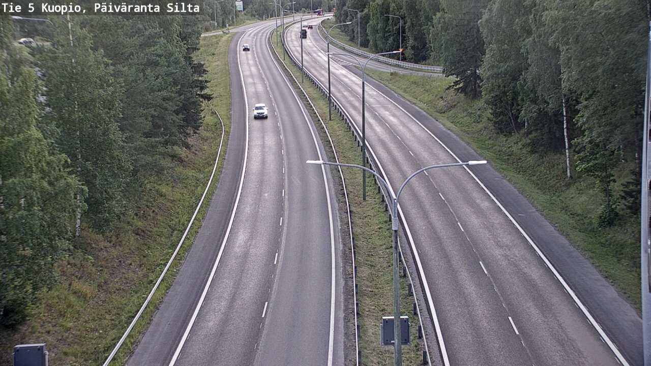 Kelikamerat Kuva Tie 5 Kuopio, Päiväranta silta, Kuopio, Pohjois-Savo