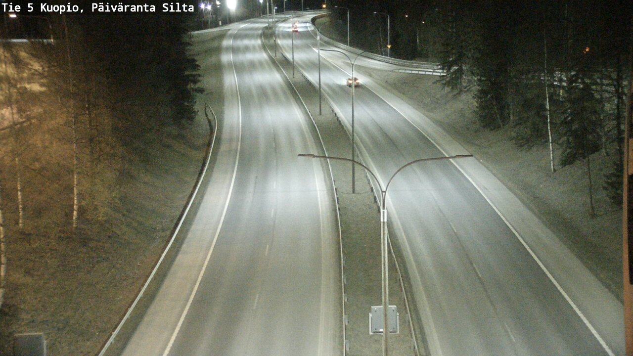 Weather Camera Image Väg 5 Kuopio, Päiväranta silta, Kuopio, Pohjois-Savo