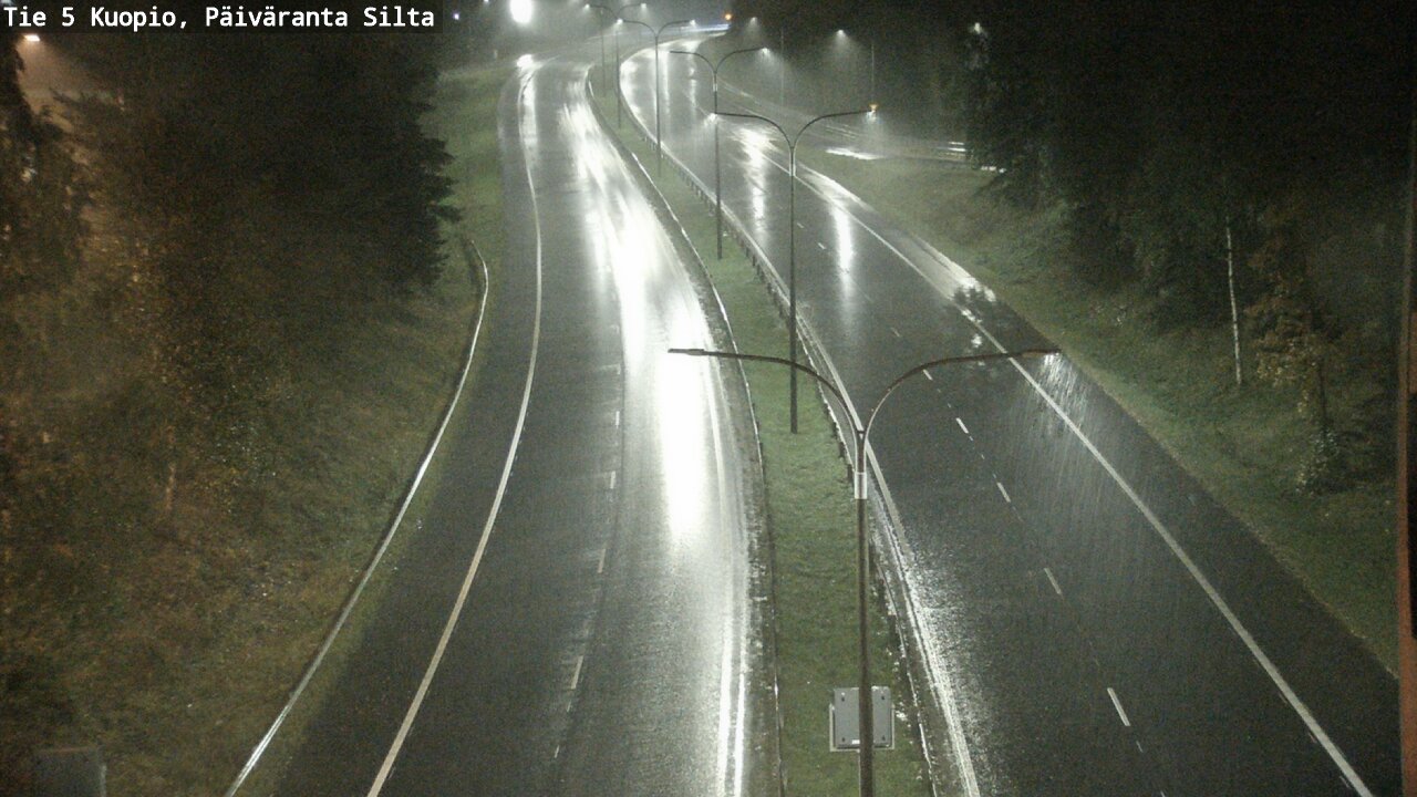 Weather Camera Image Road 5 Kuopio, Päiväranta silta, Kuopio, Pohjois-Savo