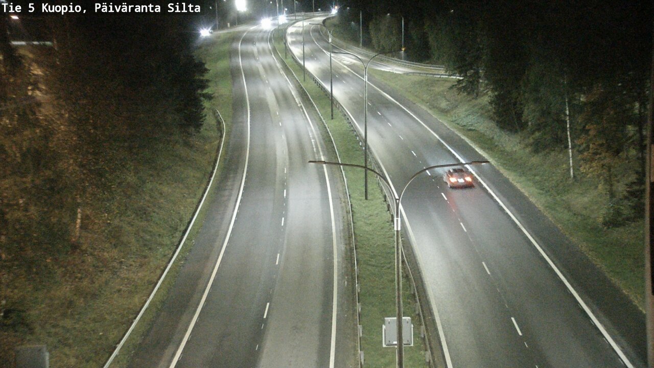Weather Camera Image Road 5 Kuopio, Päiväranta silta, Kuopio, Pohjois-Savo