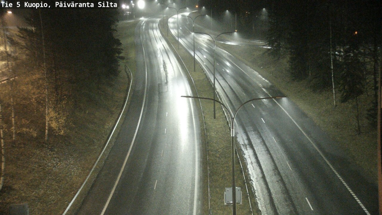 Weather Camera Image Road 5 Kuopio, Päiväranta silta, Kuopio, Pohjois-Savo
