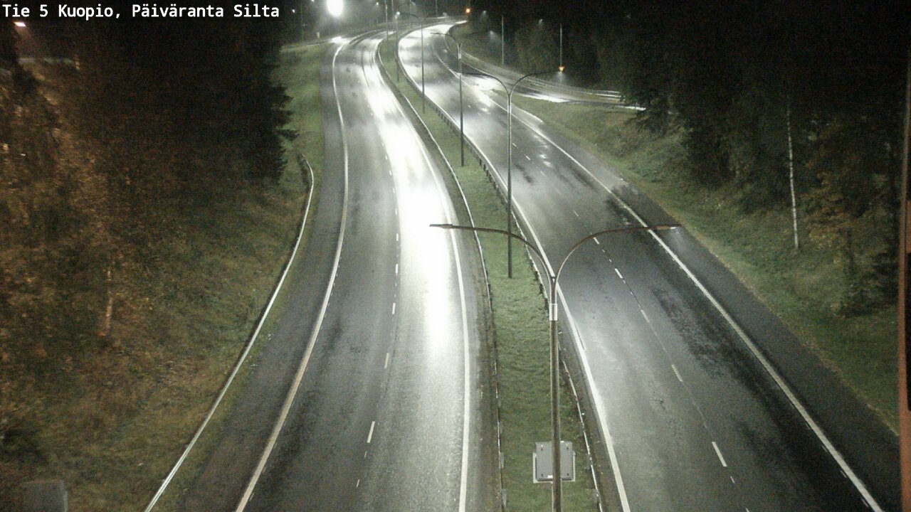 Weather Camera Image Road 5 Kuopio, Päiväranta silta, Kuopio, Pohjois-Savo