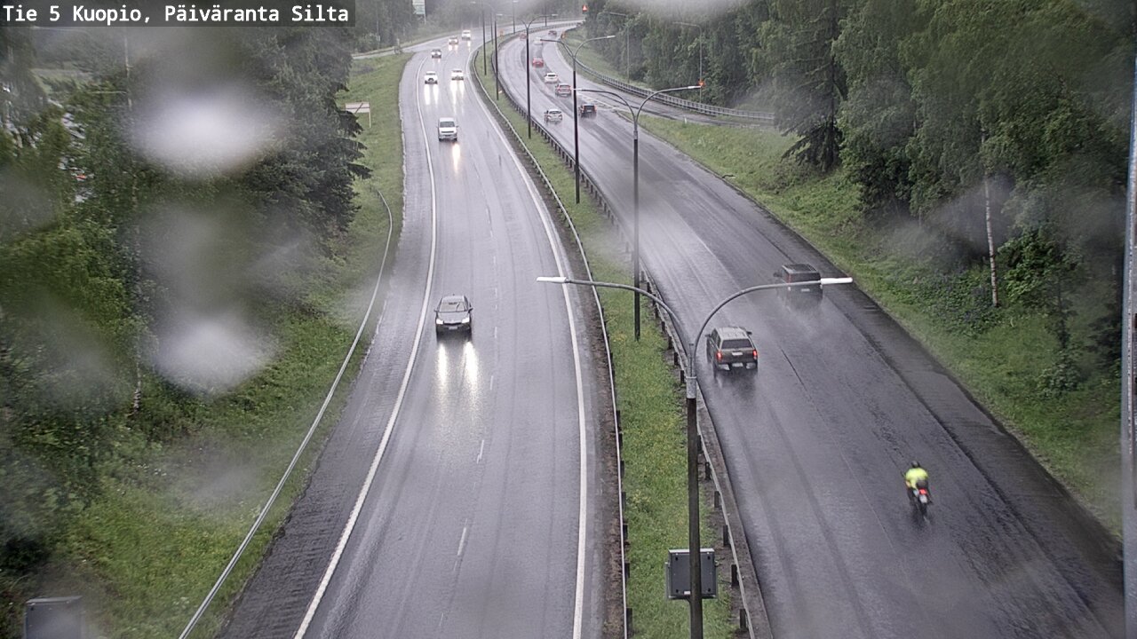 Weather Camera Image Road 5 Kuopio, Päiväranta silta, Kuopio, Pohjois-Savo