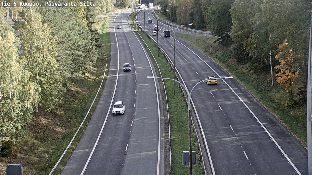 Kelikamerat Kuva Tie 5 Kuopio, Päiväranta silta, Kuopio, Pohjois-Savo