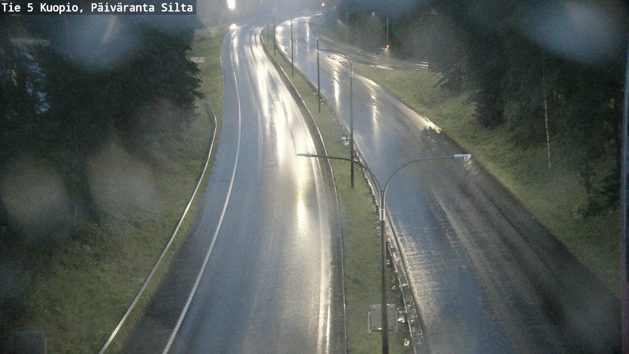 Weather Camera Image Road 5 Kuopio, Päiväranta silta, Kuopio, Pohjois-Savo