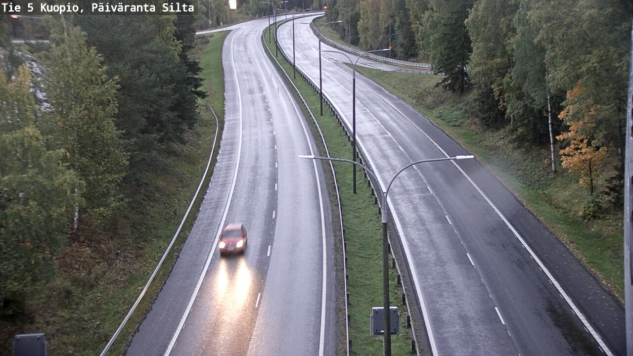 Weather Camera Image Road 5 Kuopio, Päiväranta silta, Kuopio, Pohjois-Savo