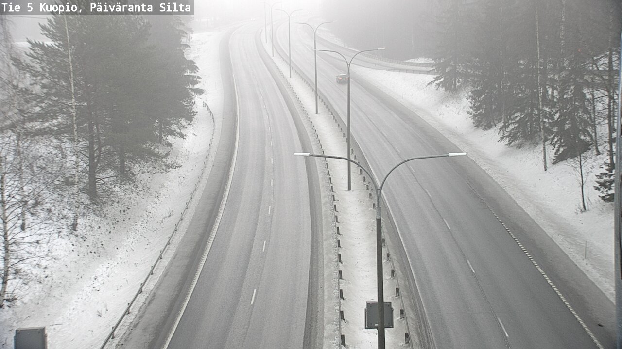 Weather Camera Image Road 5 Kuopio, Päiväranta silta, Kuopio, Pohjois-Savo